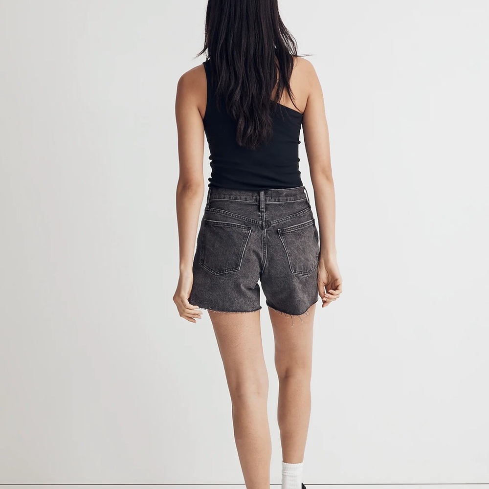 NWT Madewell Relaxed Mid-Length Denim Shorts - Picture 4 of 9